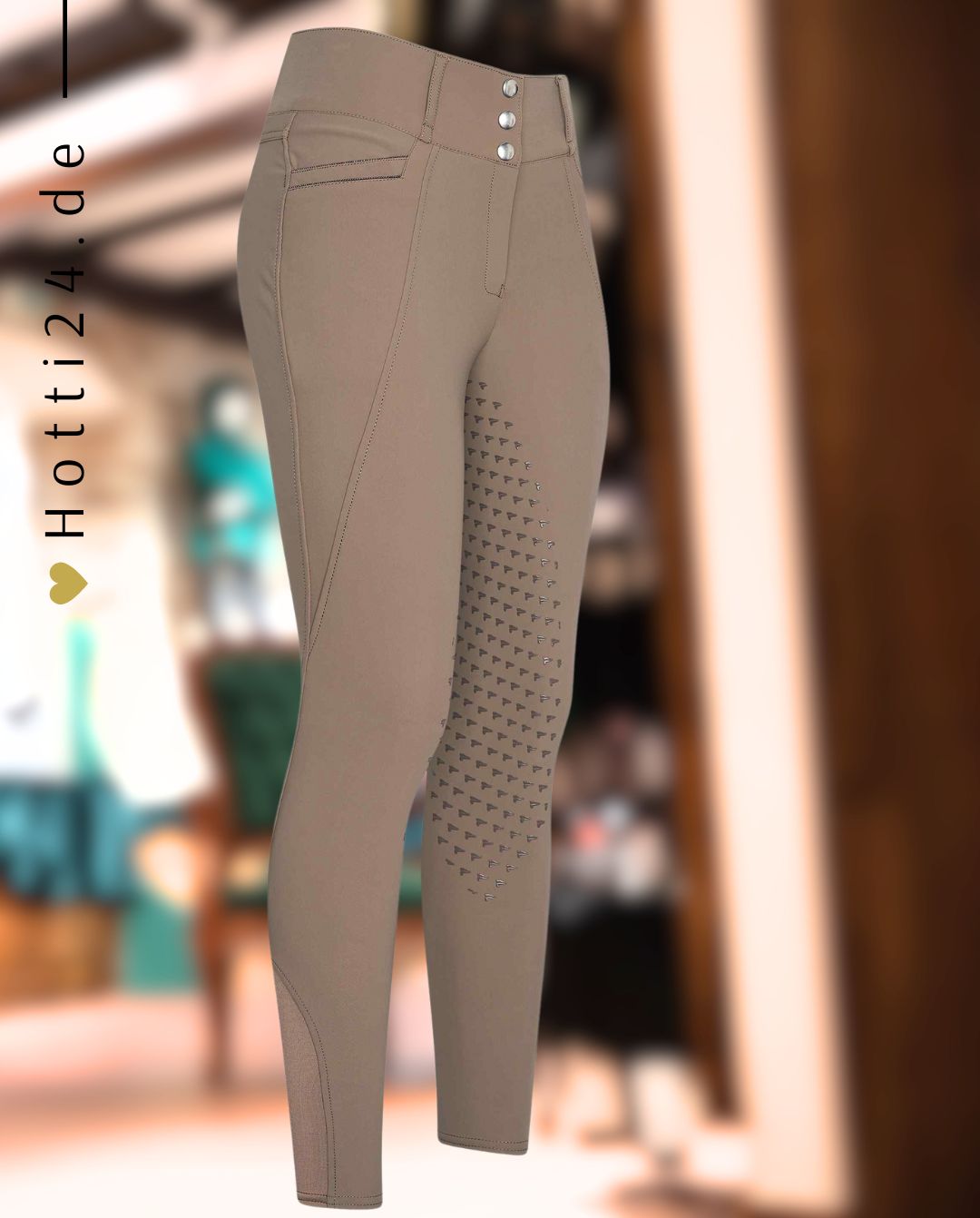EURO STAR »Reithose ESAmara FullGrip Taupe