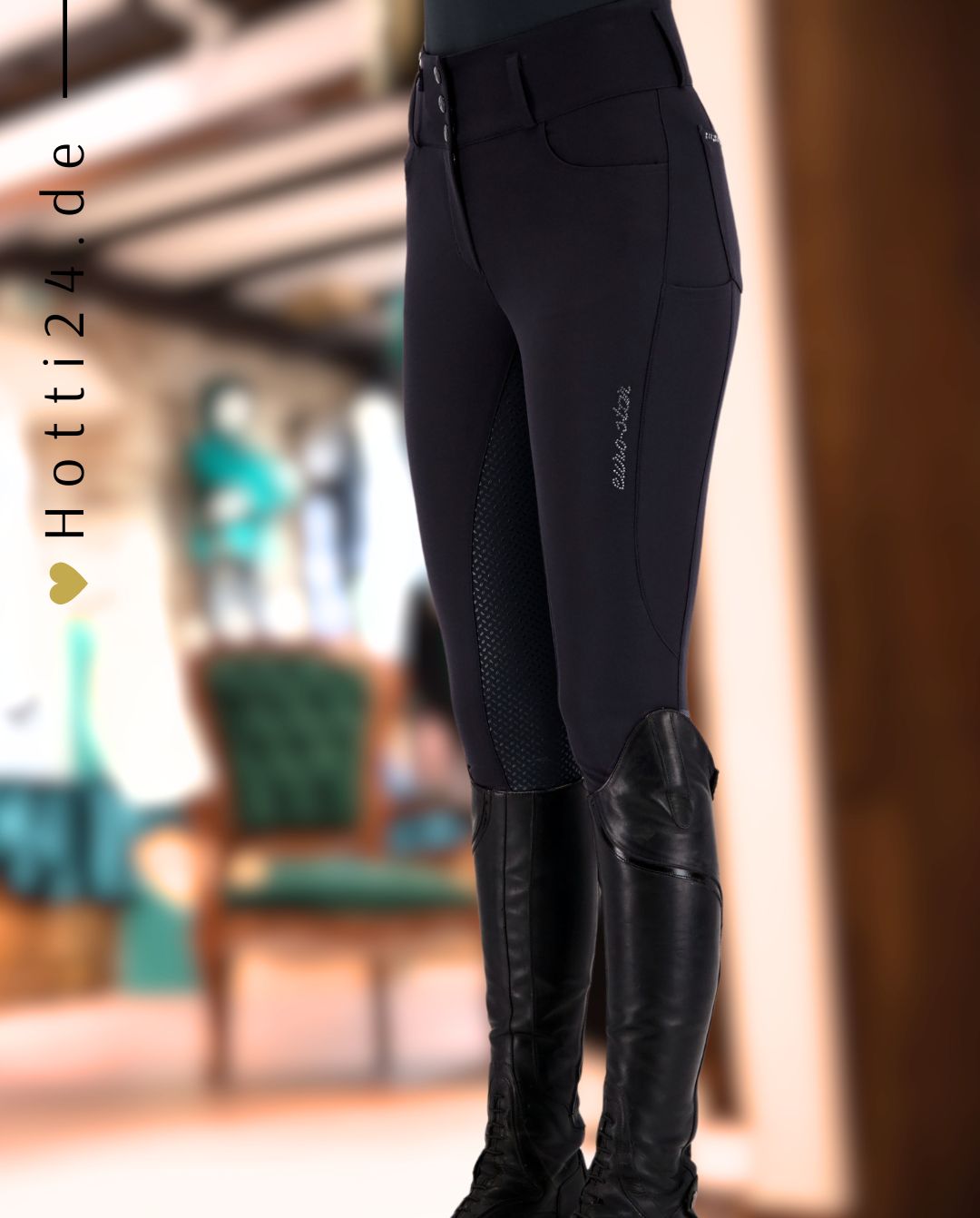EURO STAR »Reithose ESAmare FullGrip Night