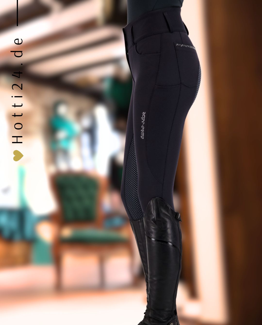 EURO STAR »Reithose ESAmare FullGrip Night
