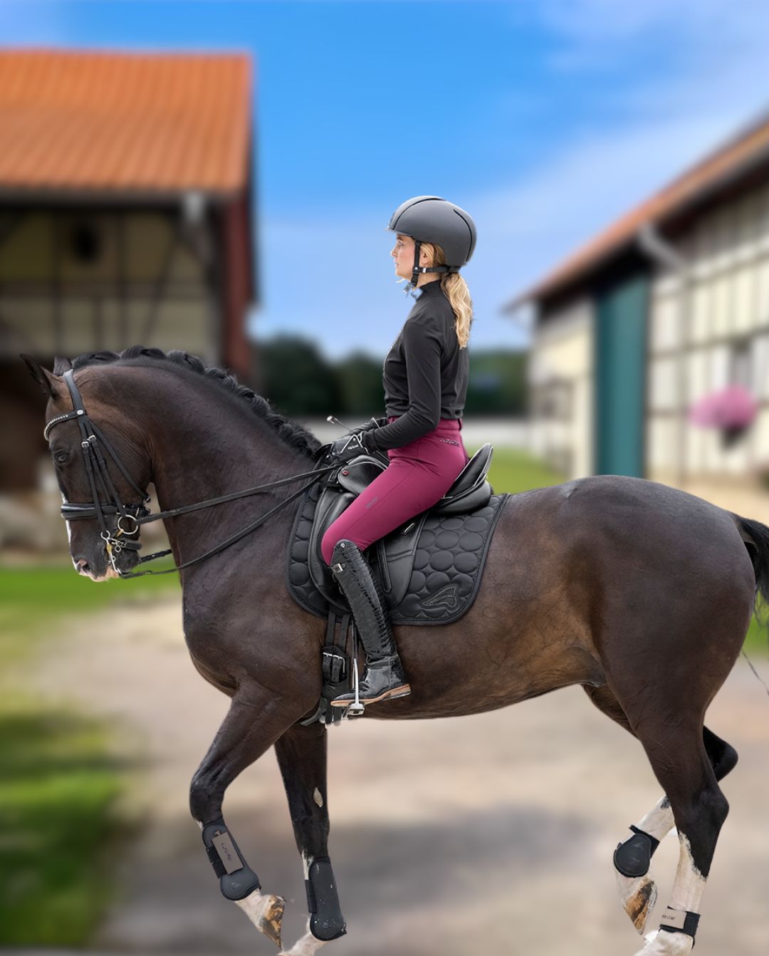 EURO STAR »Reithose ESArista Diamond FullGrip Zinfadel