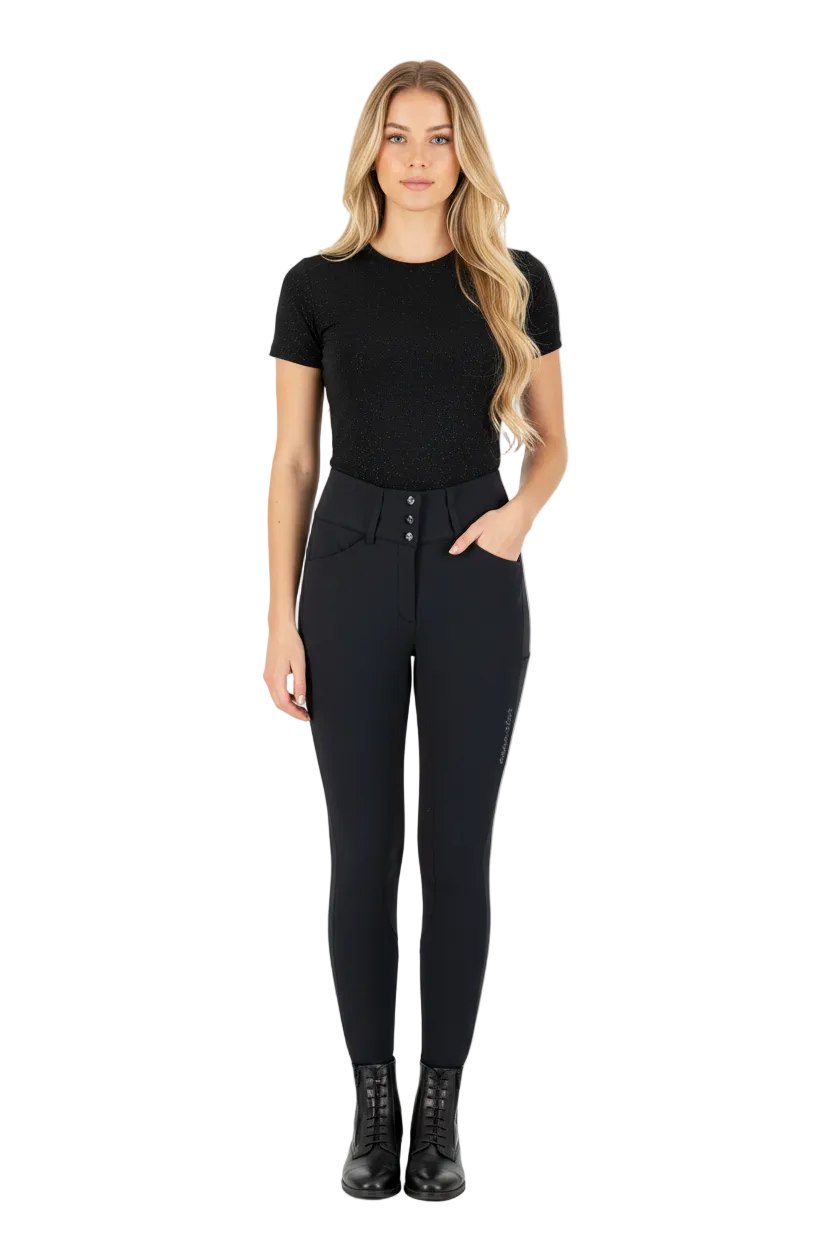 Euro Star "Breeches ESAurelia Grip Connect FullGrip Black