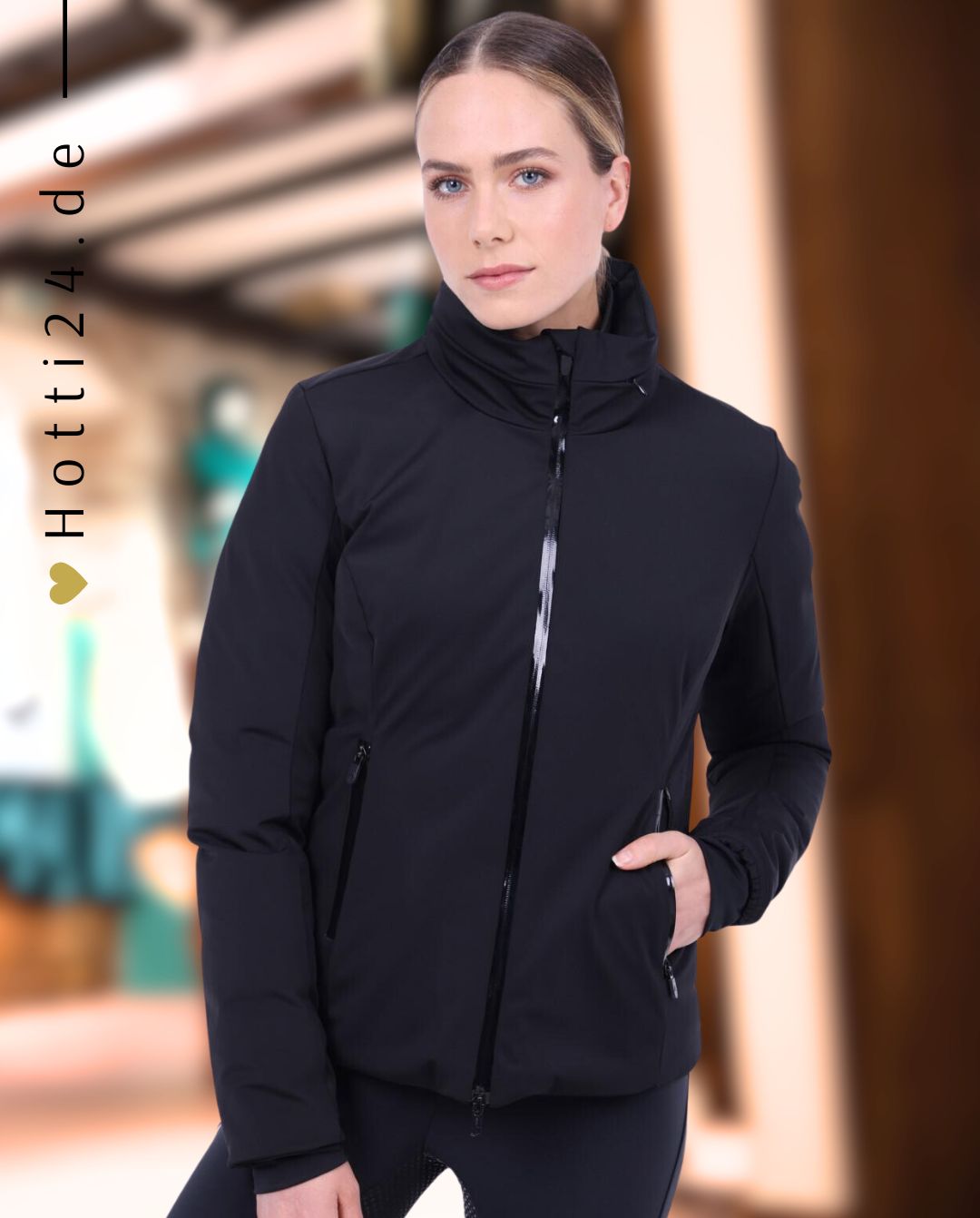 EURO STAR »Trainingsjacke Black