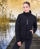 Euro Star »Damen Reitjacke Schwarz, eine exzellente Jacke, sie ist eine ideale Wahl für Outdoor, oder zum Laufen & Walking und für Damen geeignet. Ihre taillierten Nähte sorgen für einen femininen Schnitt Artikelnummer 9122-3006-9000 erhältlich bei www.Hotti24.de