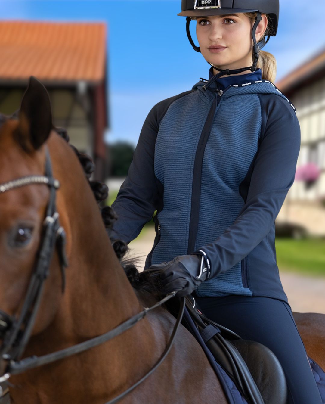 EURO STAR »Trainingsjacke ESBente Digital Blue