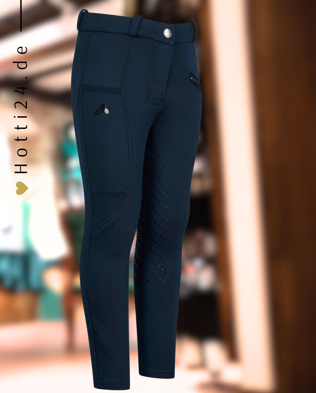 EURO STAR »Kinder Reithose ESJoy FullGrip Navy