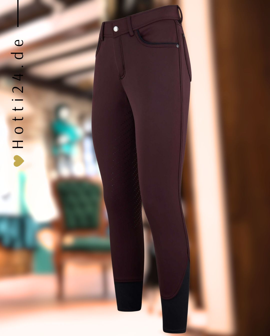 EURO STAR »Reithose ERLa Xantippe FullGrip Dark Plum