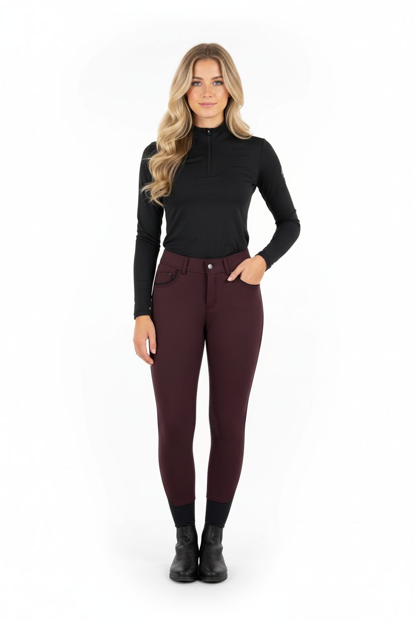 Euro Star »Breeches ERLa Xantippe FullGrip Dark Plum