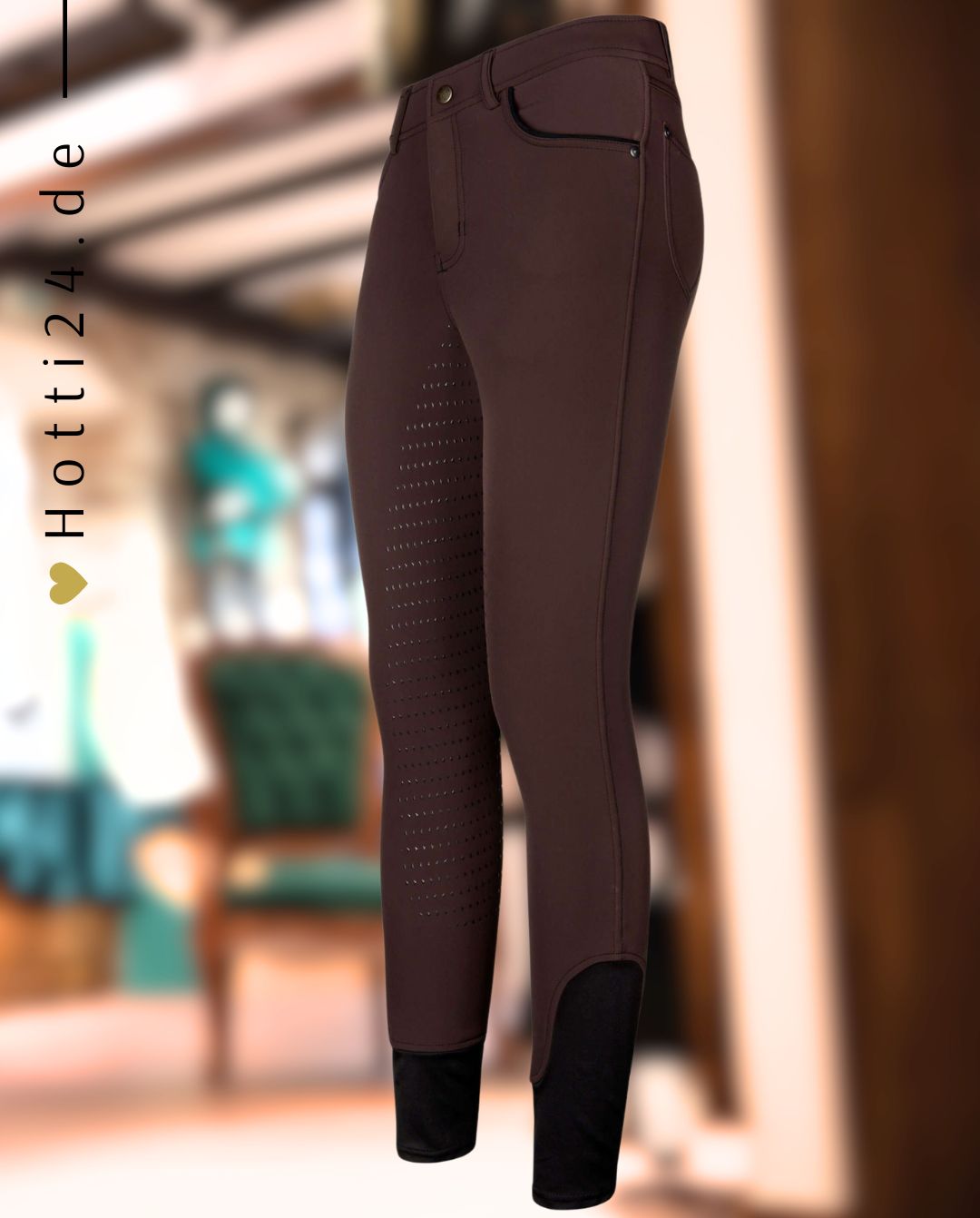 EURO STAR »Reithose ERLa Xantippe FullGrip Coffee