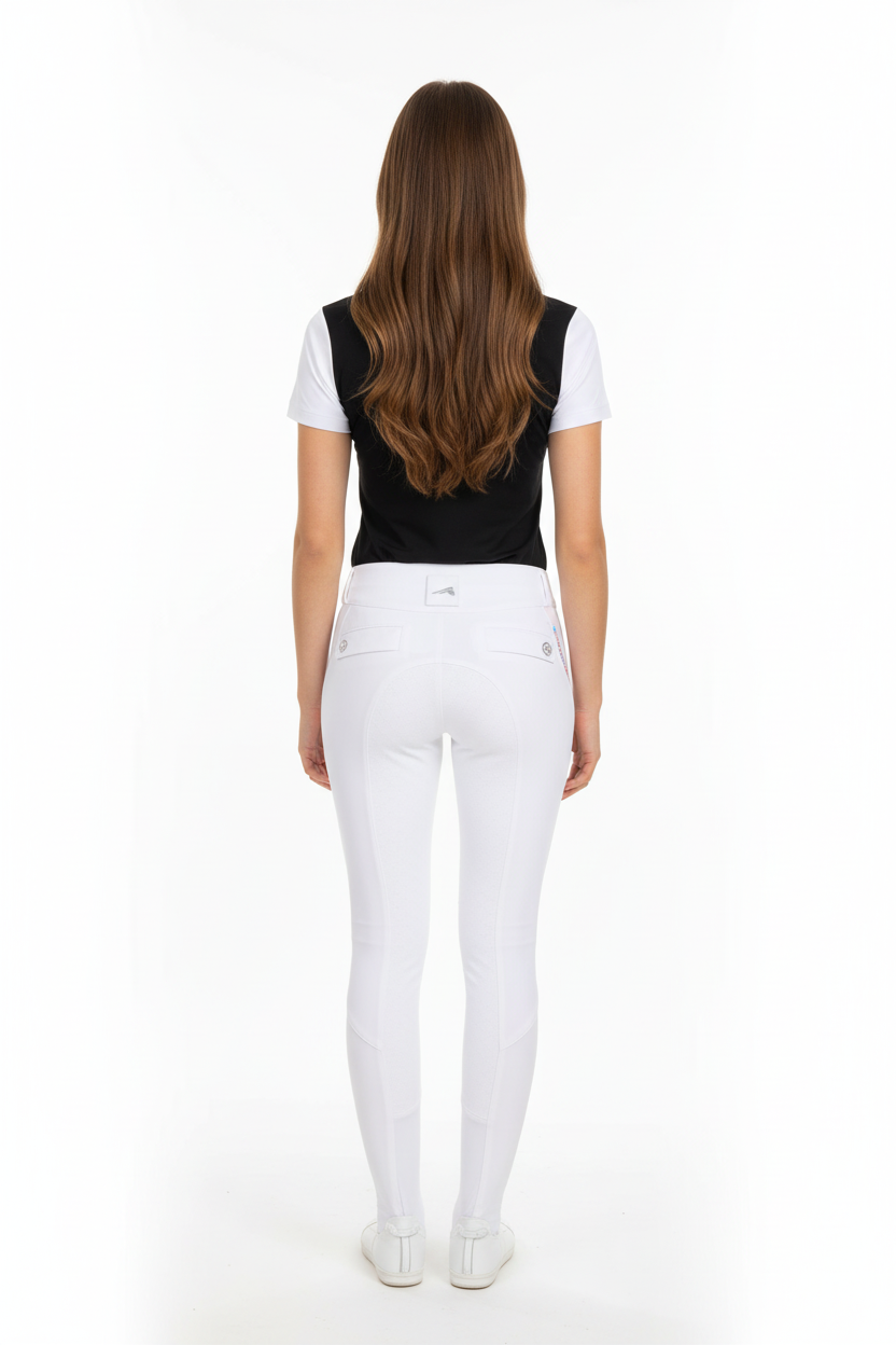 Euro Star »Reithose ESEquitation Queen FullGrip White