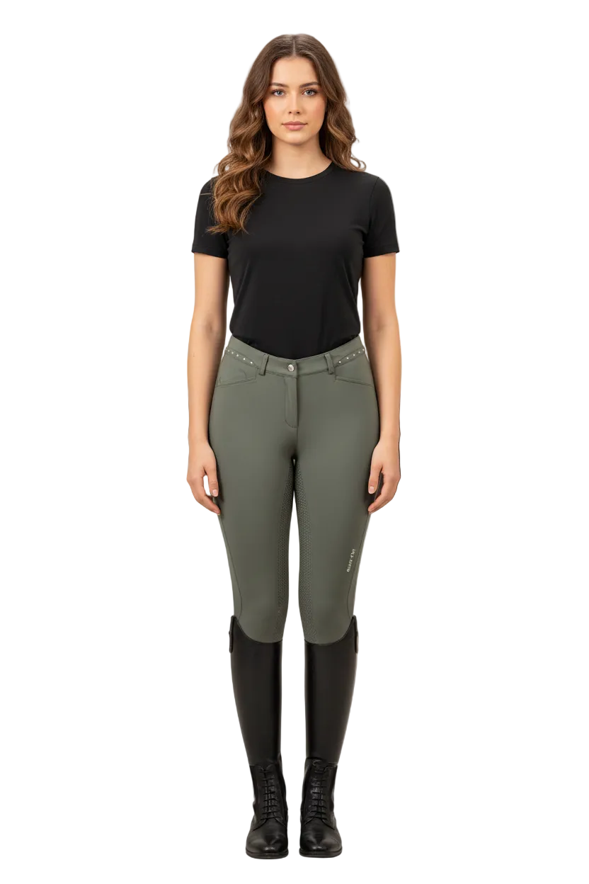 Euro Star »Reithose ESEquitation Queen FullGrip Castor Grey