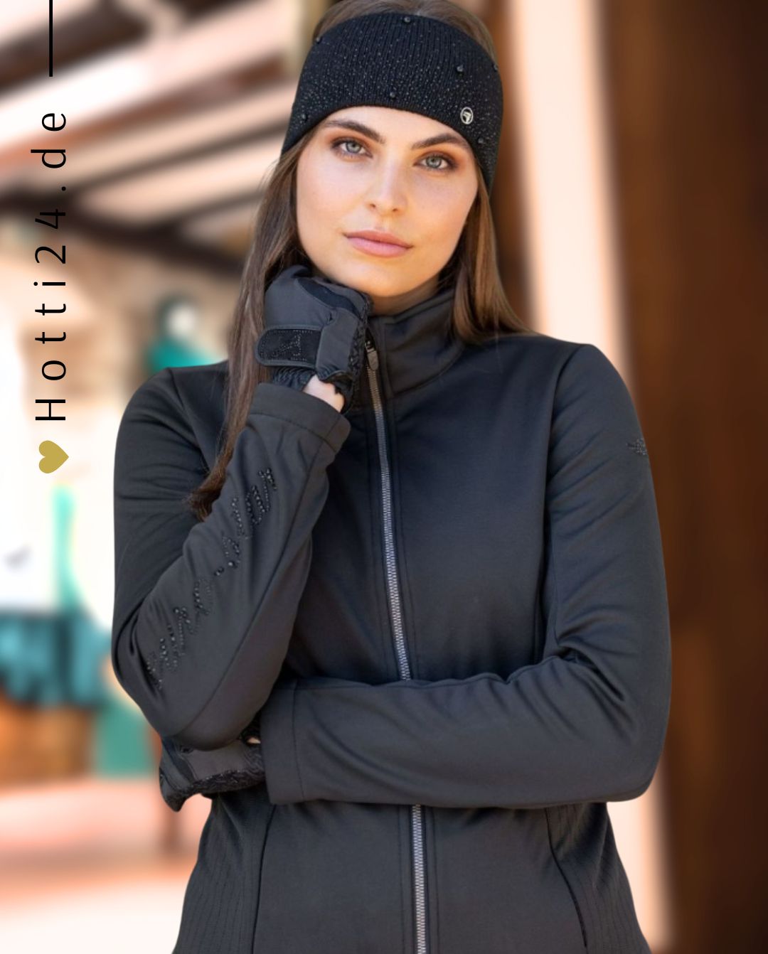EURO STAR »Trainingsjacke ESFiorenza Black