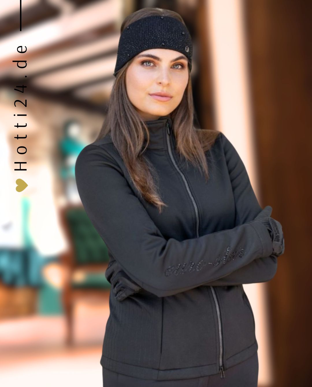 EURO STAR »Trainingsjacke ESFiorenza Black