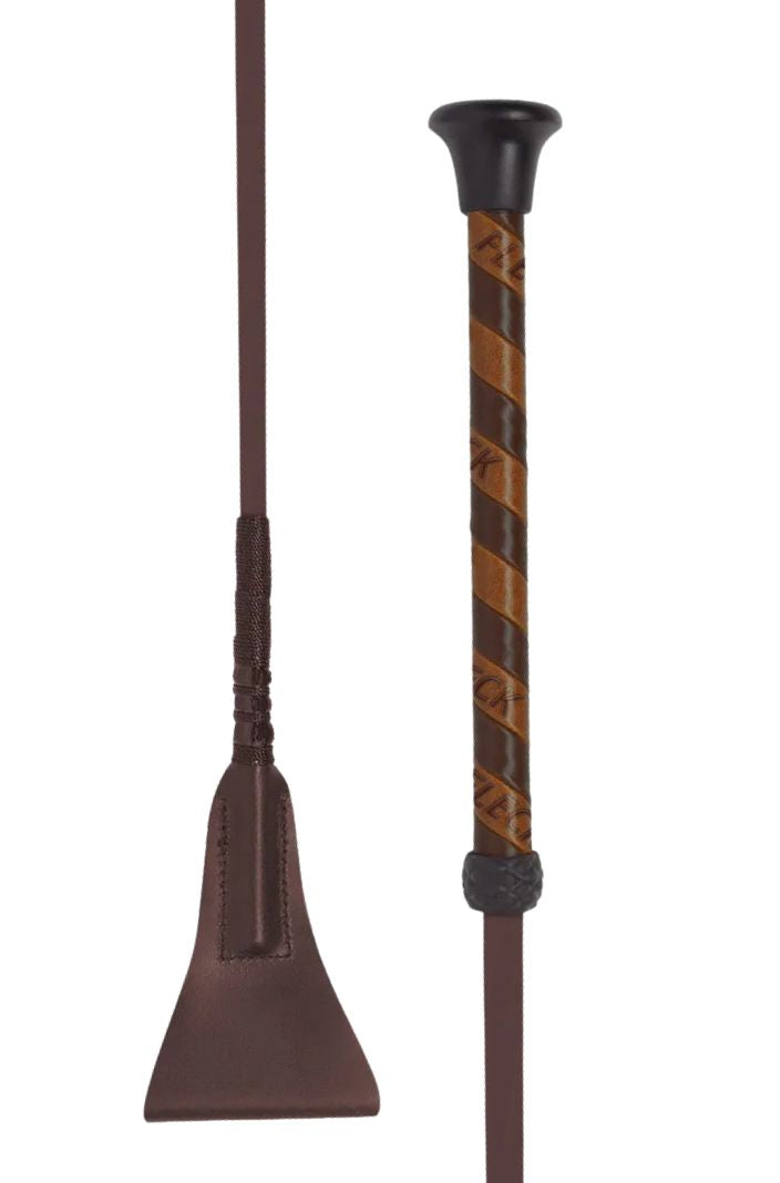 fleck-pferde-springgerte-retro-silktouch-braun