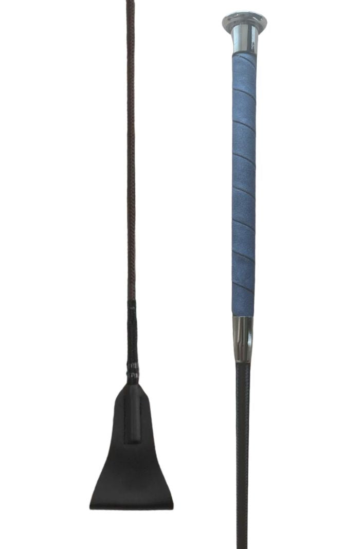 fleck-pferde-springgerte-softtex-griff-blau