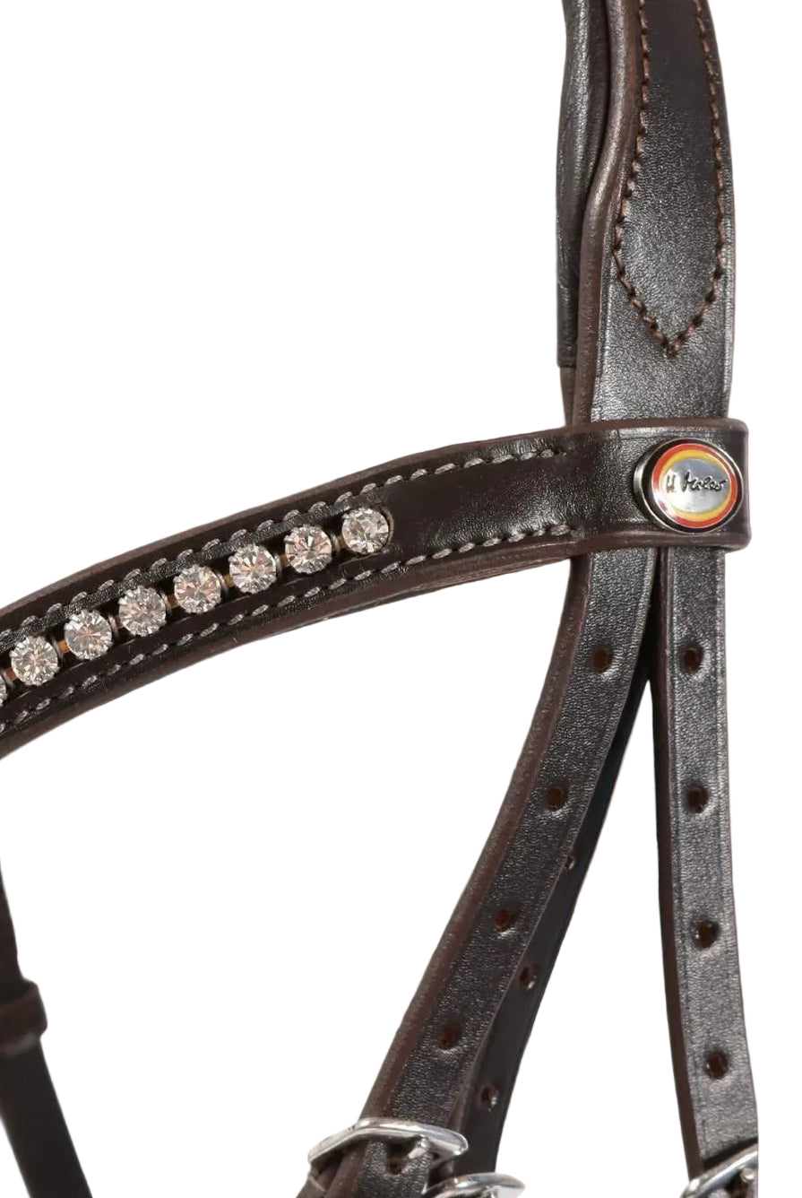 Hans Melzer Trense Lexington inkl. Zügel Brown/White