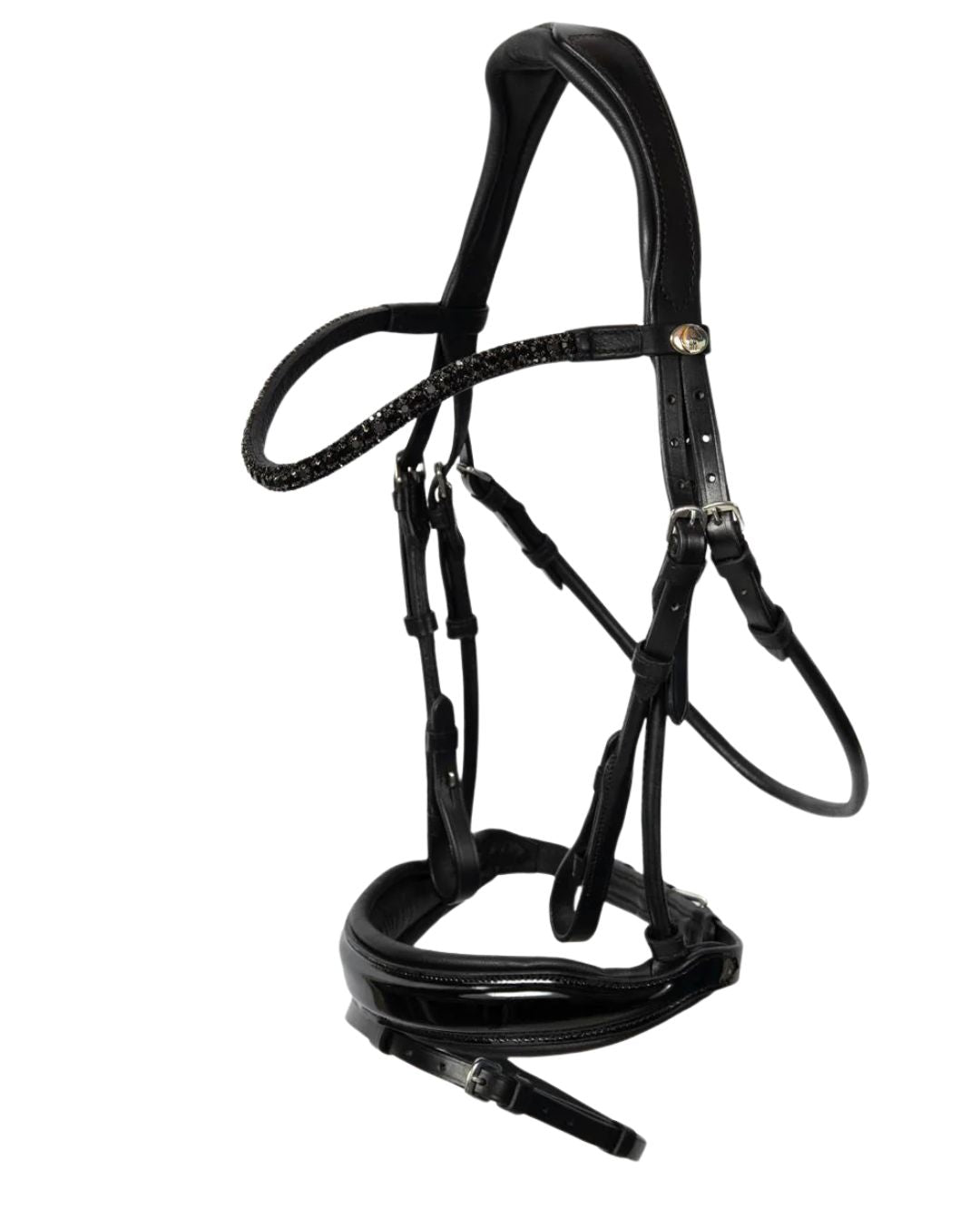 Hans Melzer »Trense Aachen inkl. Zügel Lack Black