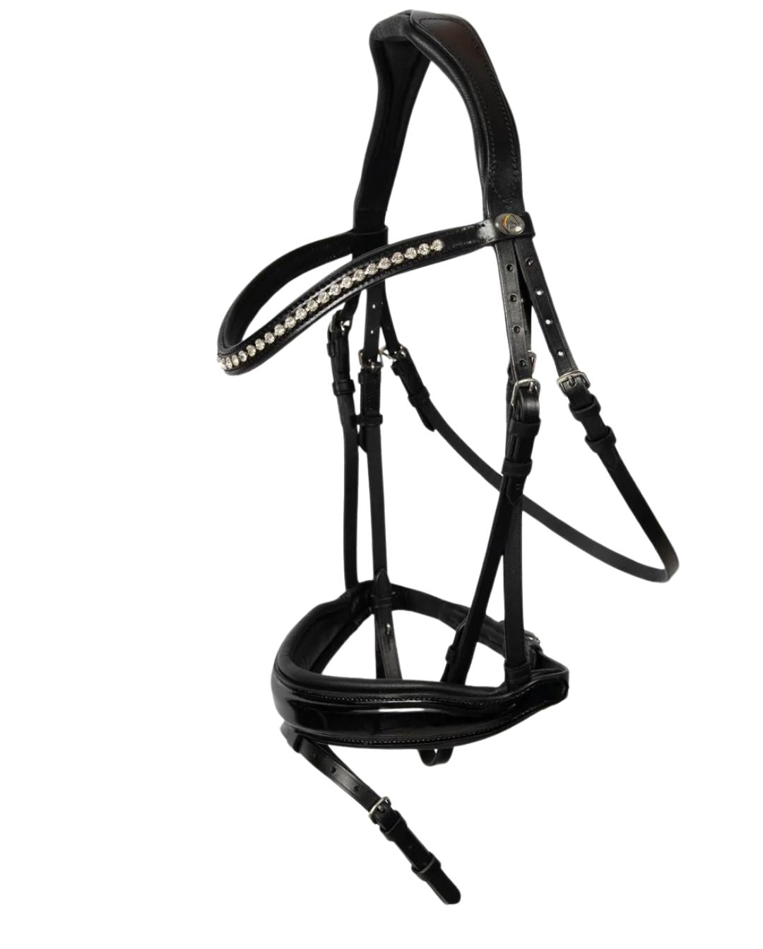 Hans Melzer »Trense Wiesbaden Comfort inkl. Zügel Lack Black