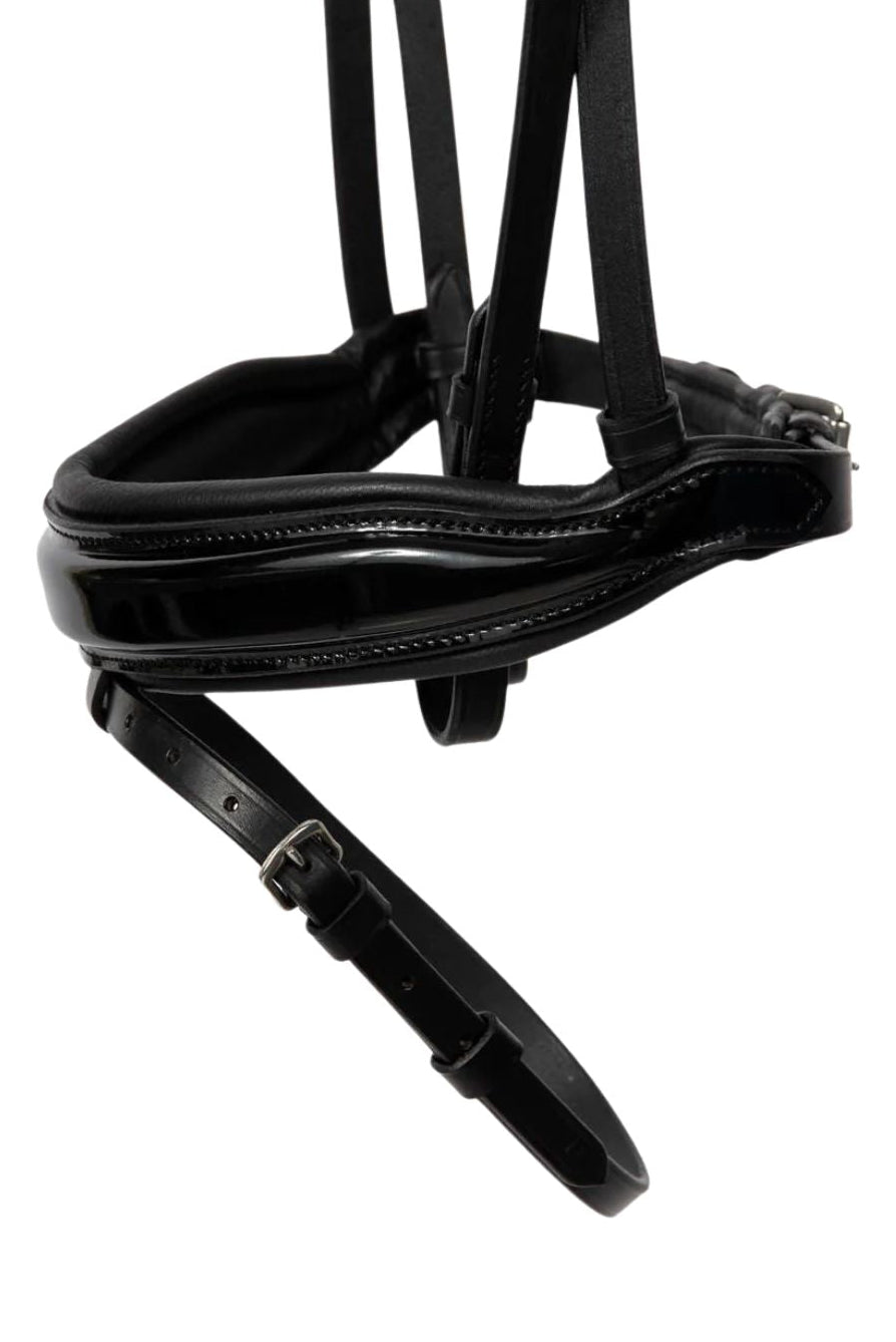 Hans Melzer »Trense Wiesbaden Comfort inkl. Zügel Lack Black