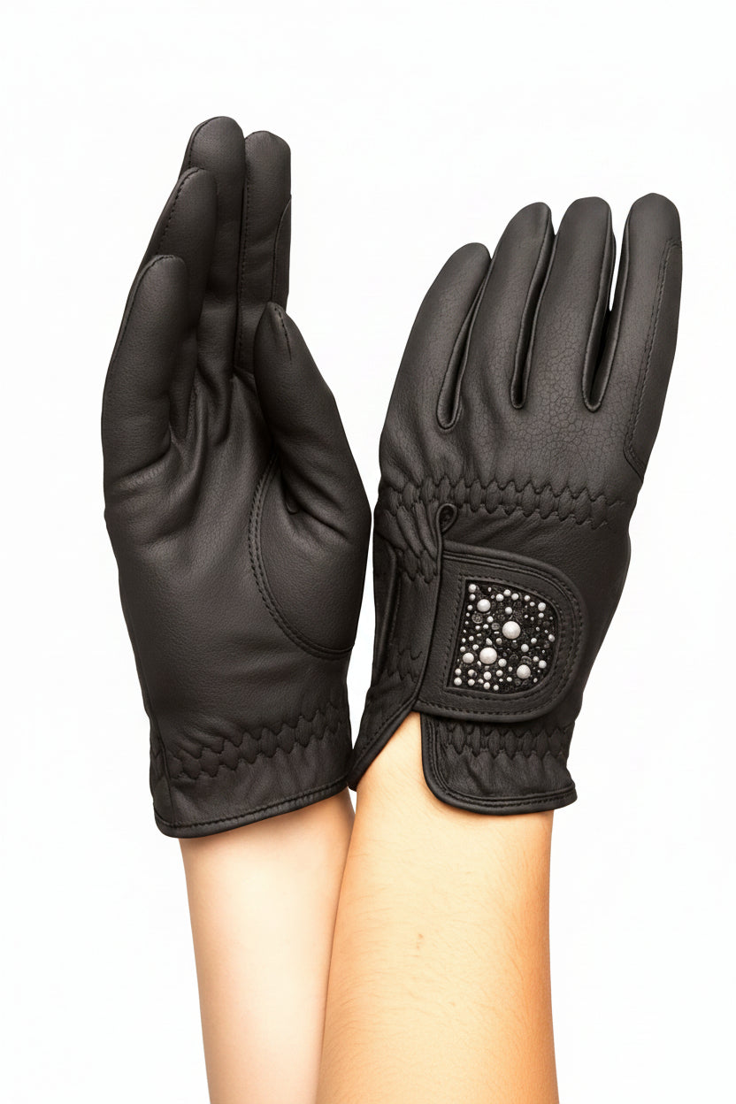 Hauke Schmidt »Riding Gloves A Touch of Magic Tack Black