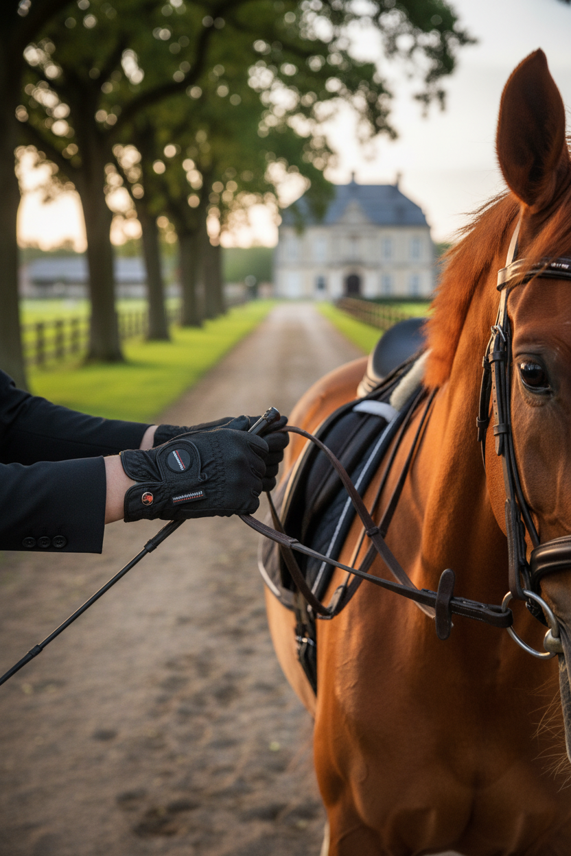 Hauke Schmidt »Riding Gloves A Touch of Class Black