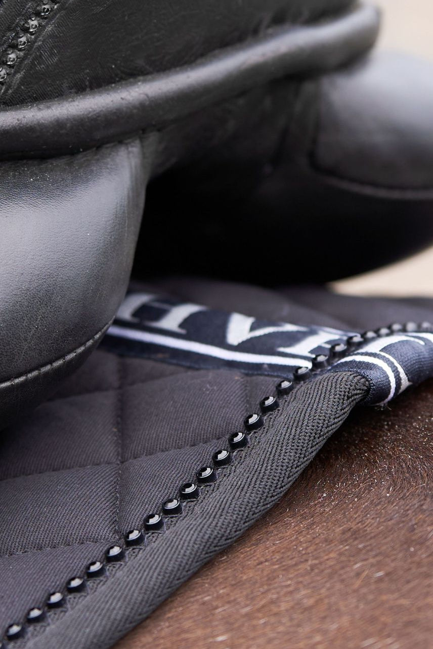 HV Polo Eventing Saddle Pad HVPPro Performance Black