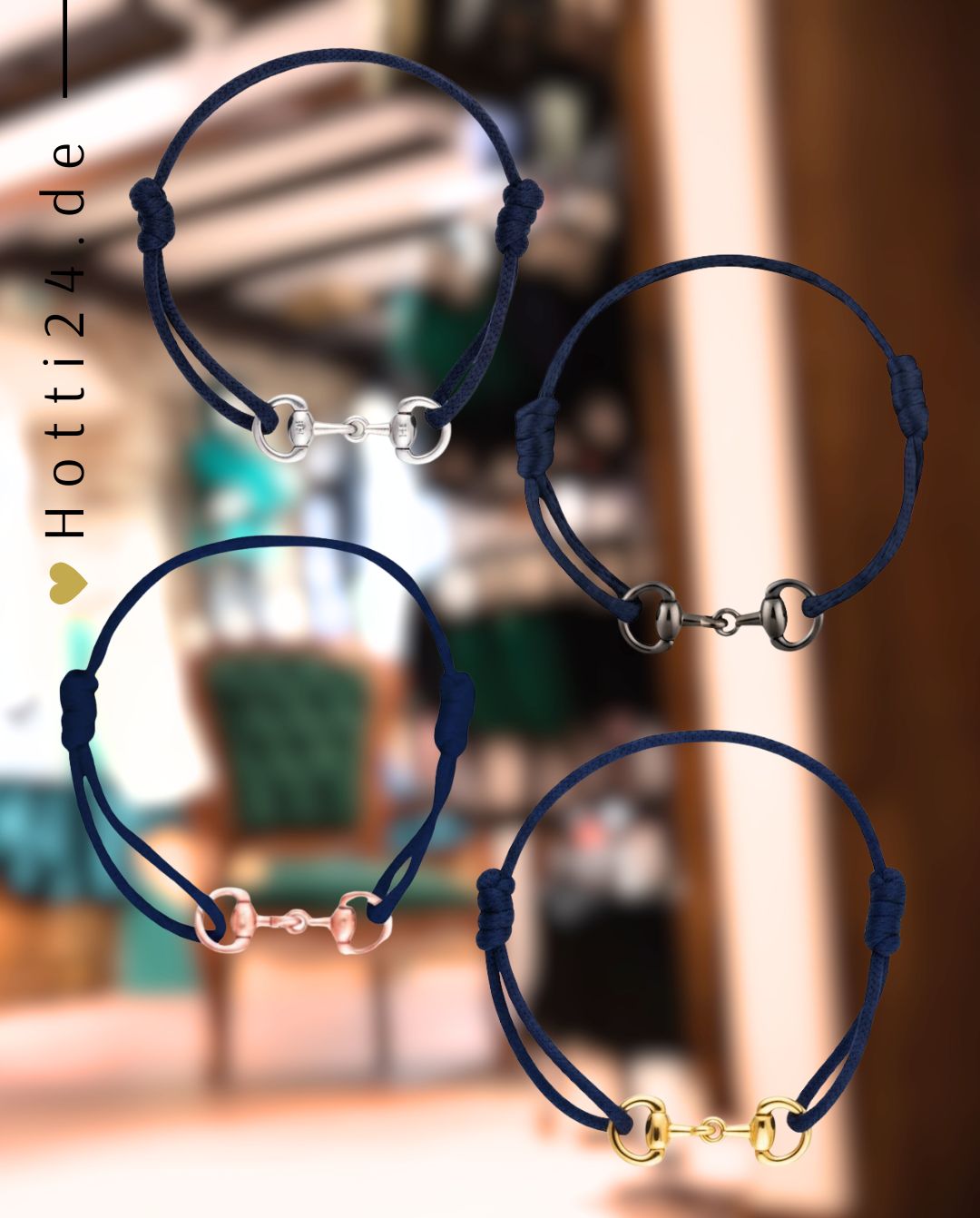 HV Polo »Armband HVPKate Gebiss klein Blau Nr. 9