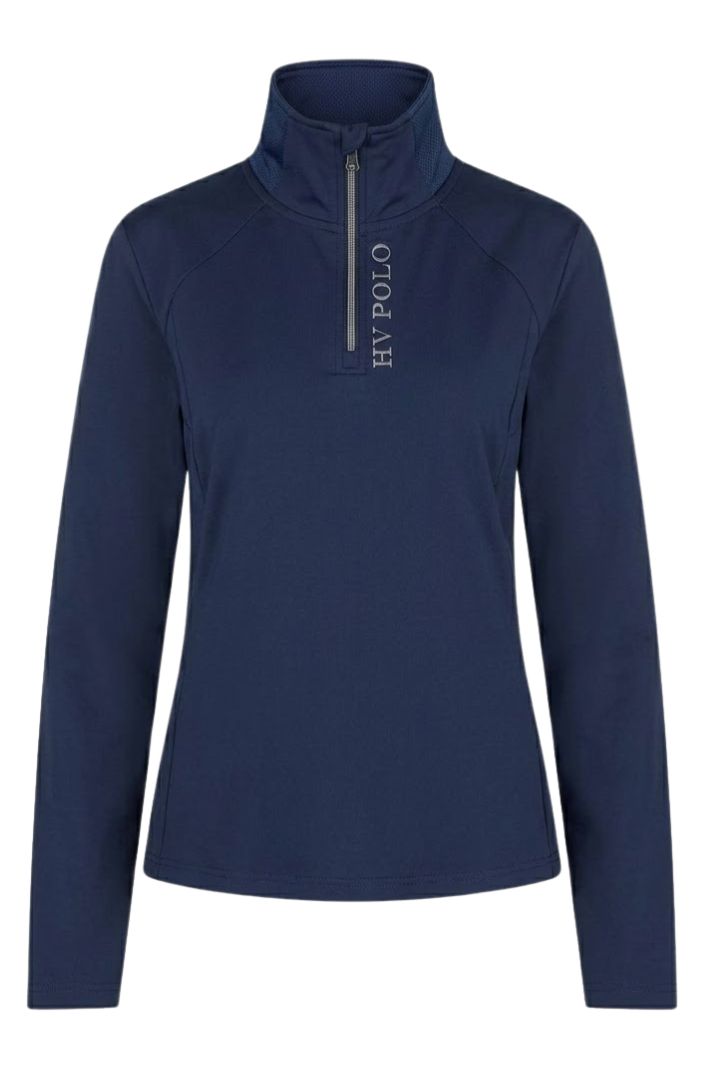 HV Polo Reitshirt Langarm HVPDenise Navy