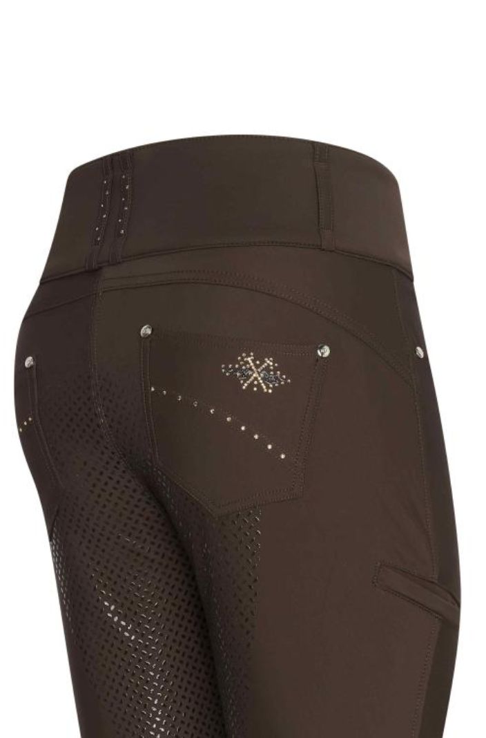 HV Polo Women's Breeches HVPElena FullGrip Espresso