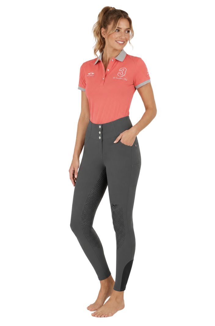 HV Polo Reithose HVPElena FullGrip Ultimate Grey