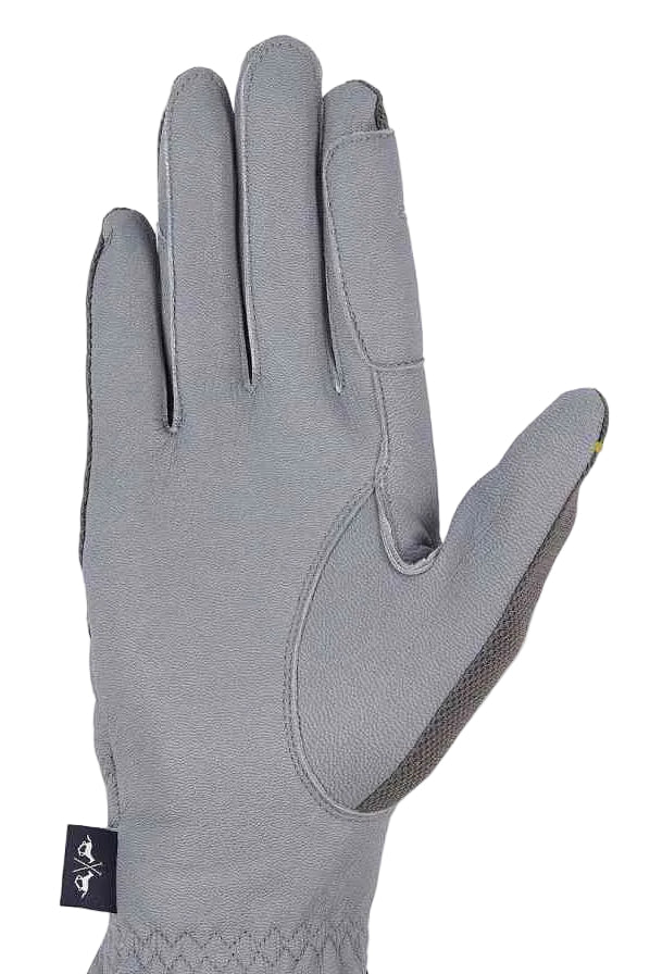 hv polo damen reiten handschuhe darent 0207093201-7091 grau