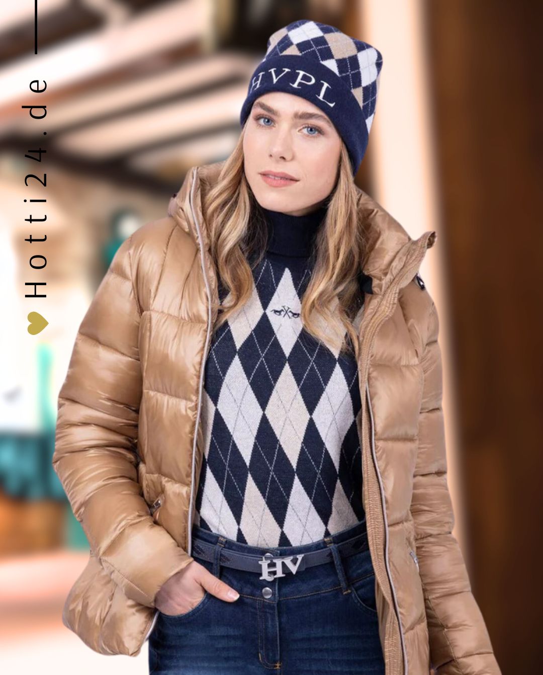 HV POLO »Winterjacke HVPChrissy Hazel Brown