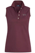 HV Polo »Ladies' Sleeveless Polo Shirt HVPClassic Dark Berry