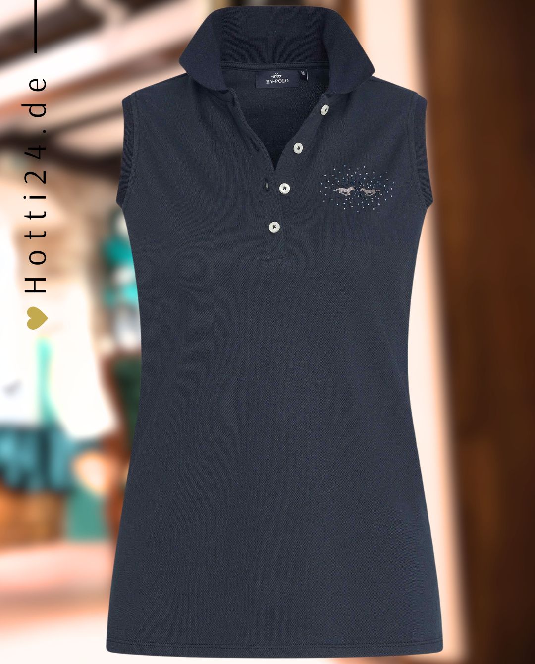 HV POLO »Poloshirt HVPClassic ärmellos Navy
