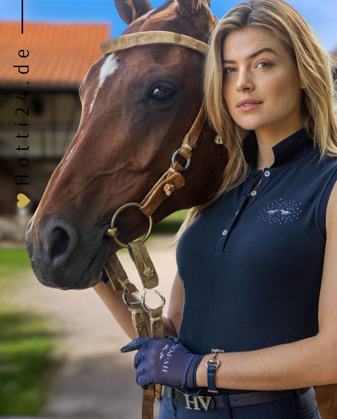 HV POLO »Poloshirt HVPClassic ärmellos Navy