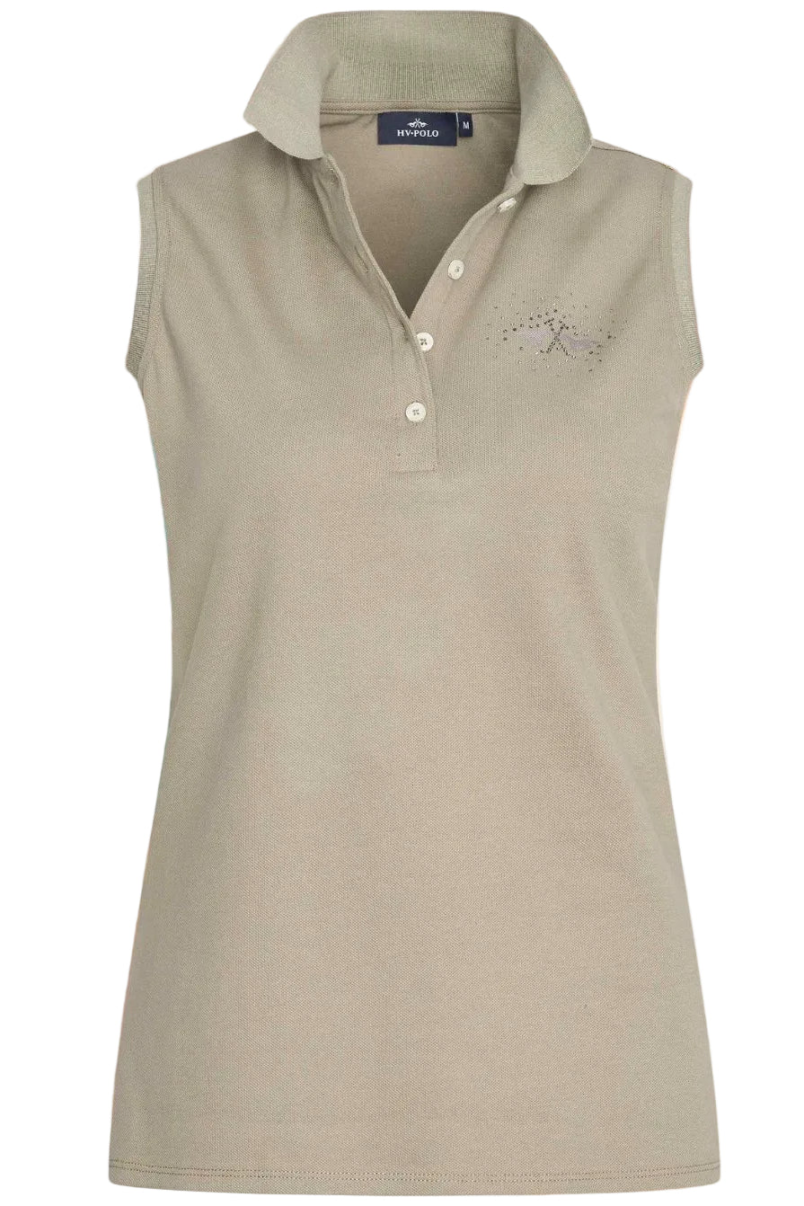 HV Polo »Women's Sleeveless Polo Shirt HVPClassic Oil Green