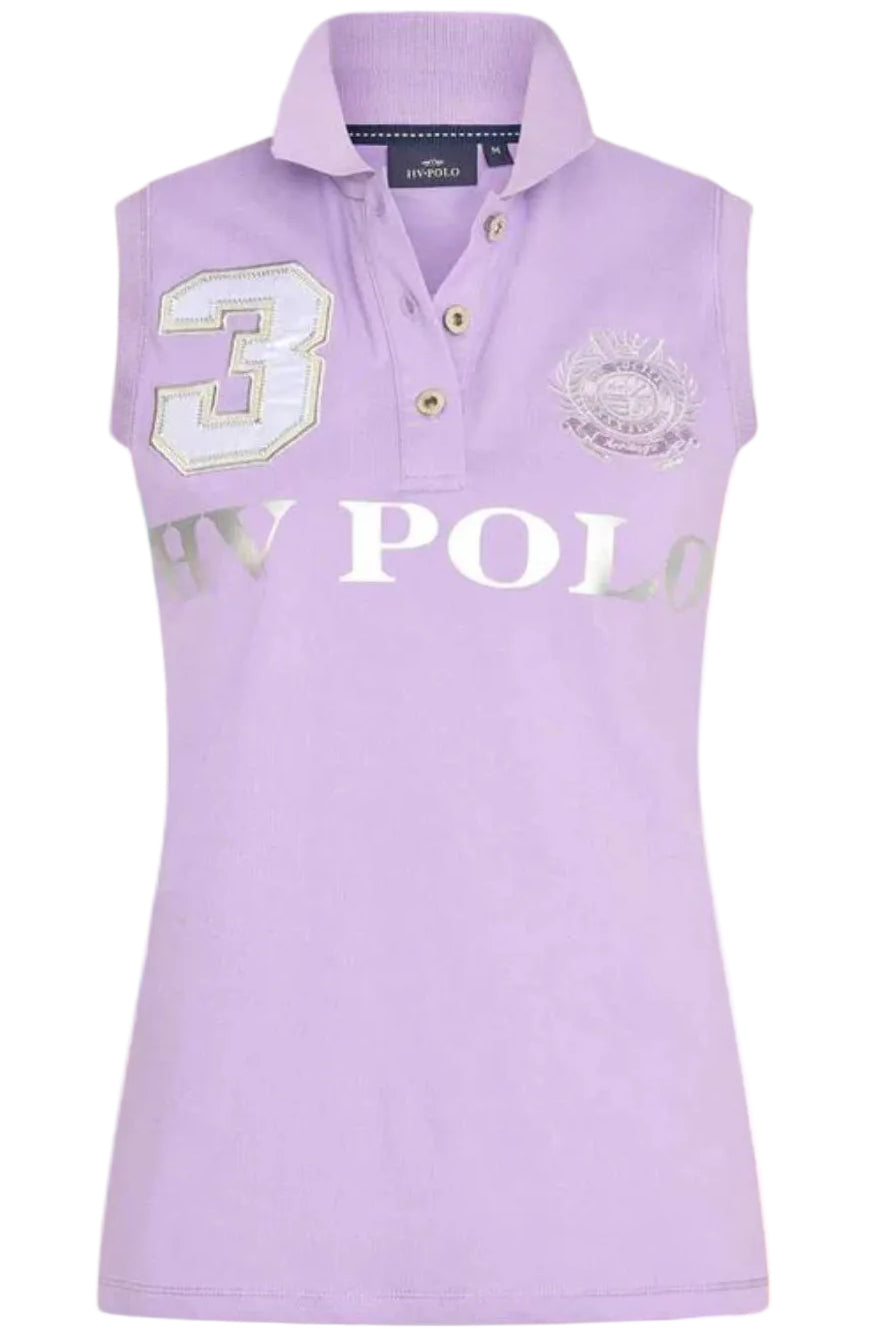 HV POLO "Polo Shirt HVPFavouritas Sleeveless Violet