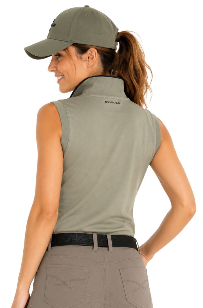 HV Polo Poloshirt HVPFavouritas Tech ärmellos Oil Green