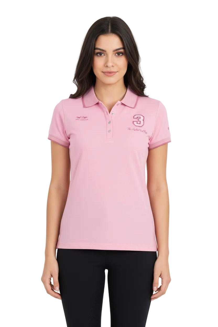 HV Polo » Women's Polo Shirt HVPFavouritas Tech Wild Rose