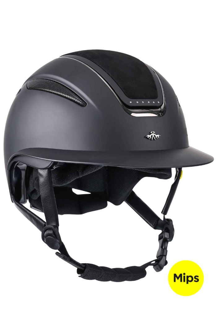 hv-polo-damen-reithelm-hvpmagnifica-mips-black-matt