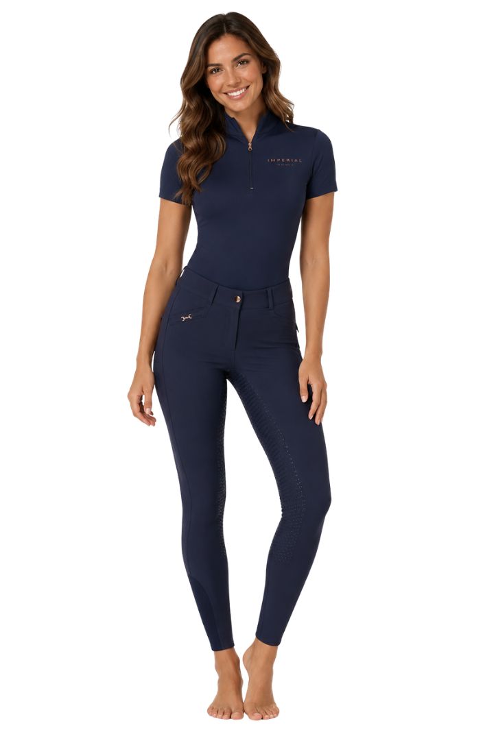 HV Polo "Women's Breeches HVPPauline FullGrip Navy