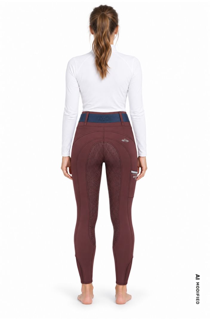 HV Polo Reitleggings HVPClarissa FullGrip Dark Berry
