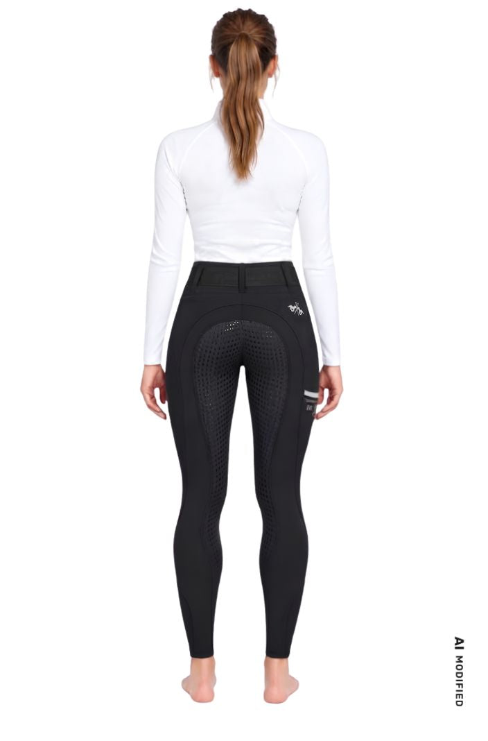 HV Polo Reitleggings HVPClarissa FullGrip Schwarz