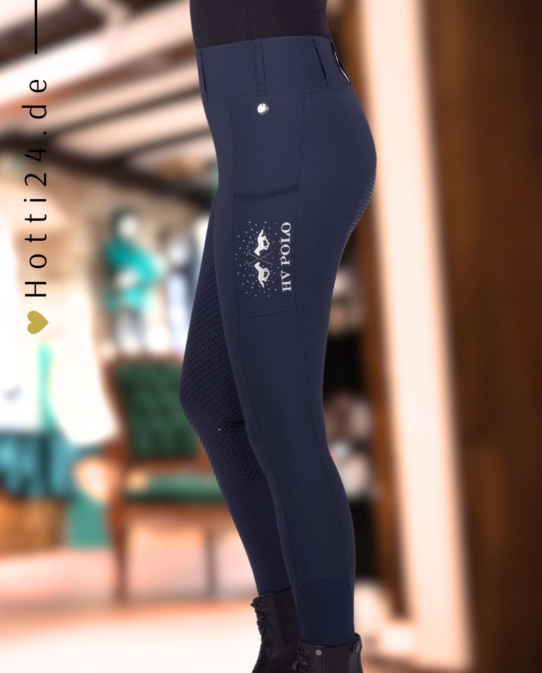 HV POLO »Reitleggings HVPClassic FullGrip Navy