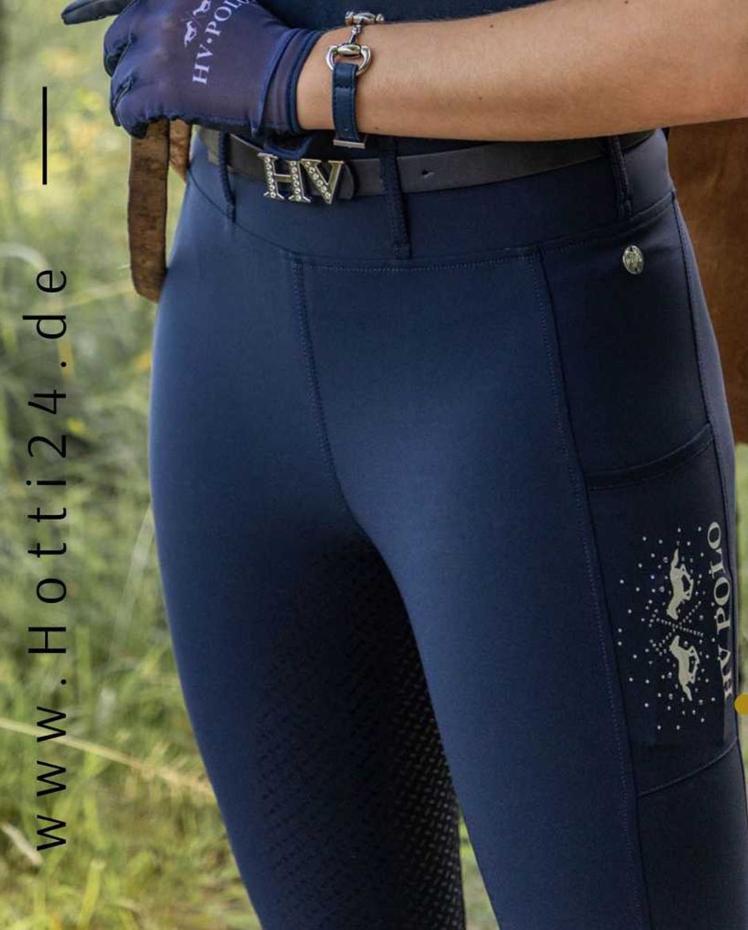 HV POLO »Reitleggings HVPClassic FullGrip Navy