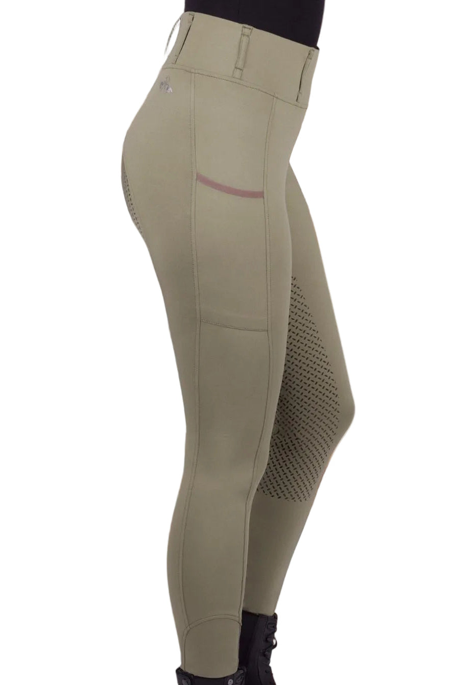 HV Polo »Women's Riding Leggings HVPClassic FullGrip Oil Green
