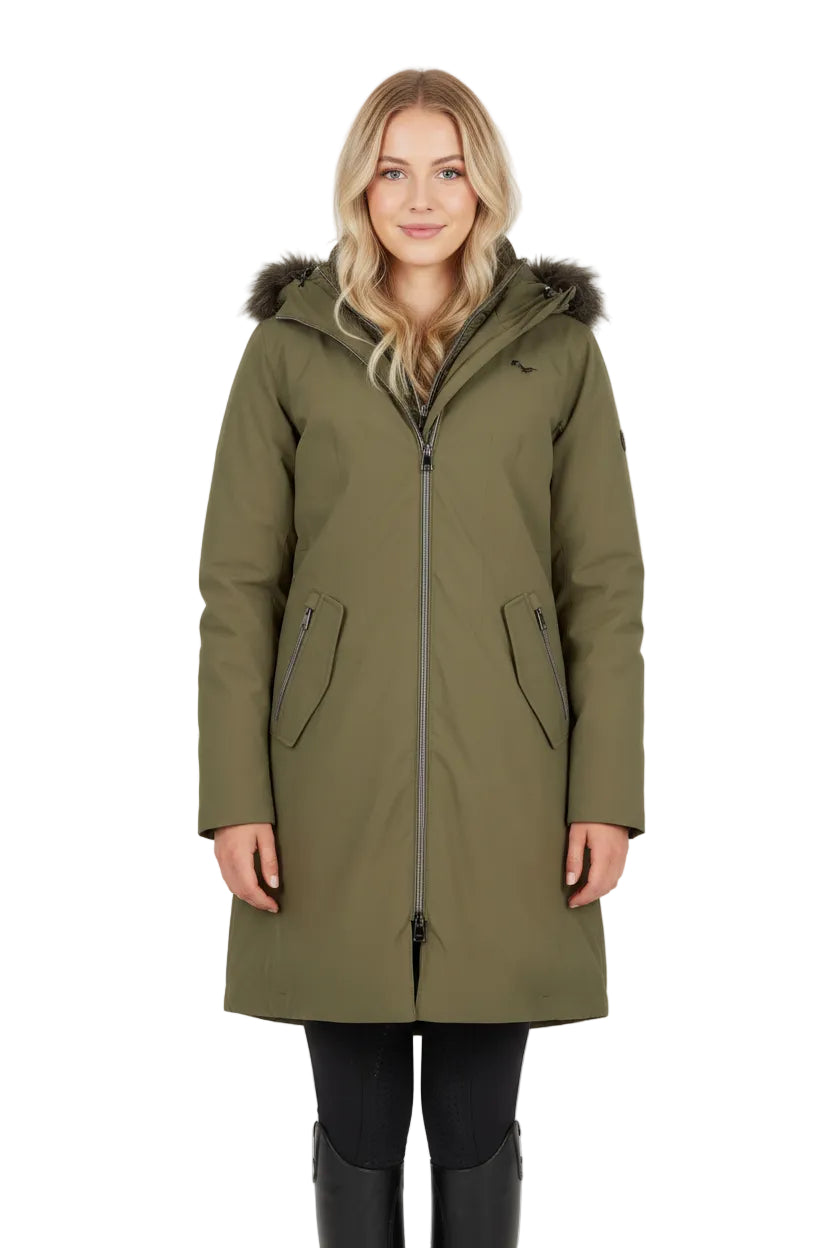 HV Polo »Women's Riding Coat HVPIsa Dark Oil Green