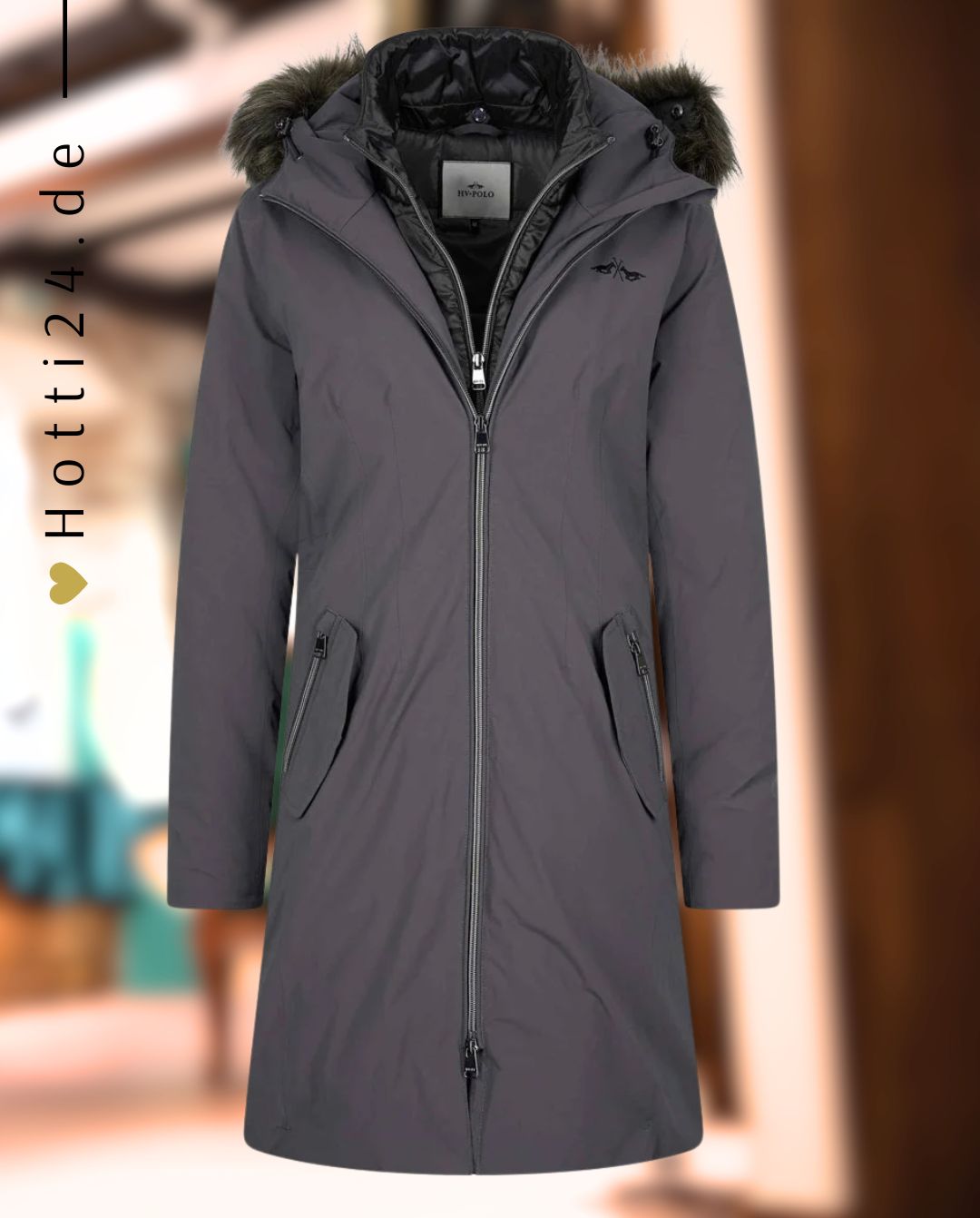 HV Polo »Reitmantel HVPIsa Zinc Grey