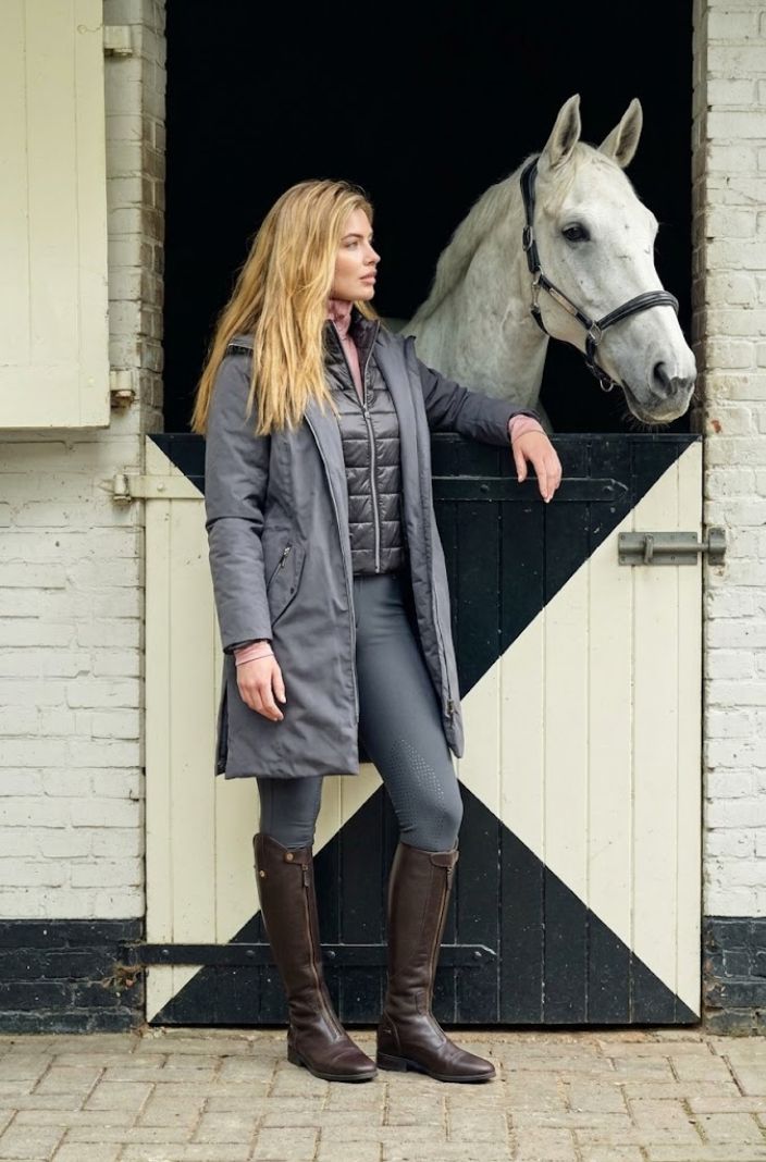 HV Polo Reitmantel HVPIsa Zinc Grey