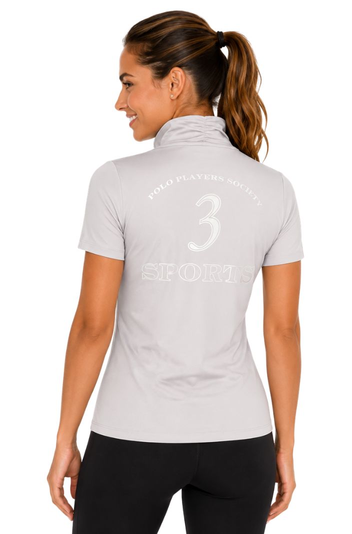 HV Polo Reitshirt Tech HVPFavouritas Platinum Grau