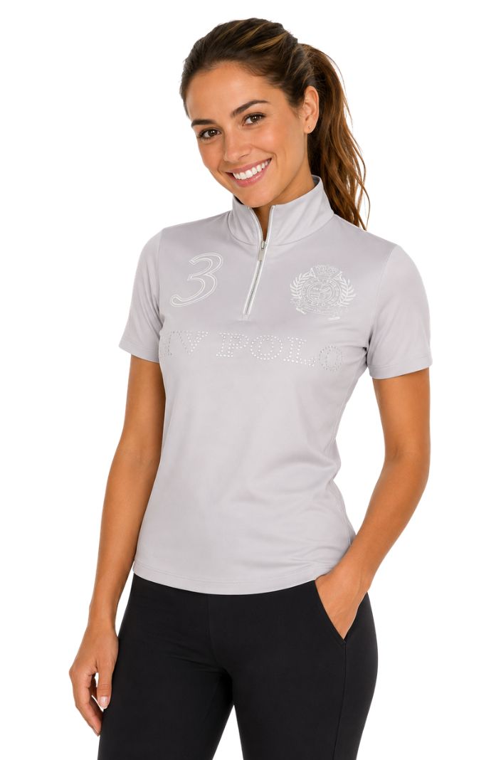HV Polo Reitshirt Tech HVPFavouritas Platinum Grau